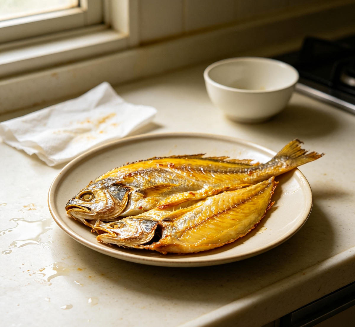Golden Pan-Fried Yellow Croaker